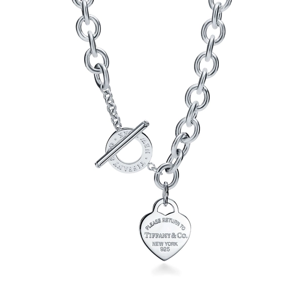 Return to Tiffanyâ„¢ Heart Tag Toggle Necklace