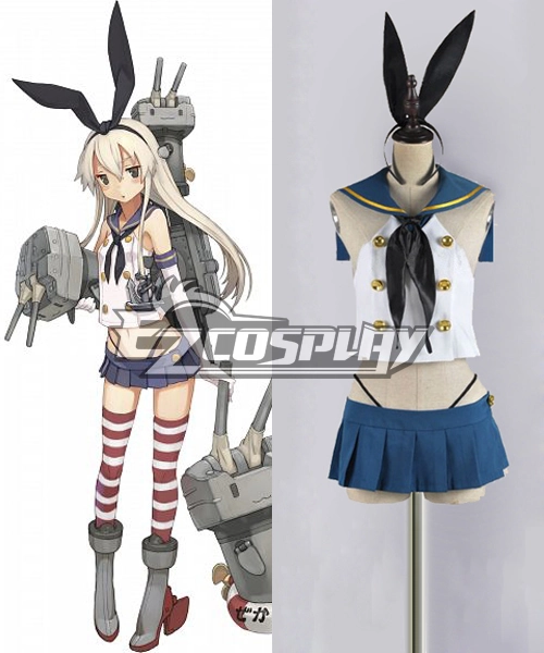 Kantai Collection Shimakaze Sailor Uniform Cosplay Costume