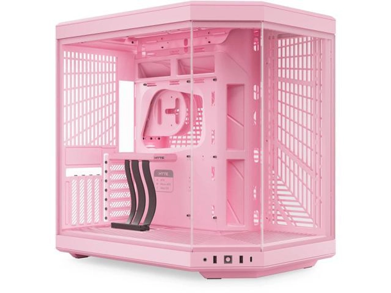 HYTE CS-HYTE-Y70-SM Strawberry Milk ABS / Steel / Tempered Glass Dual Chamber Mid-Tower ATX Case Case (Computer Cases - ATX Form)