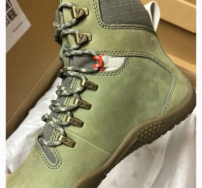 vivobarefoot tracker ii fg womens hiking boot green new waterproof leather