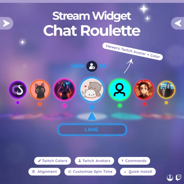 Stream Widget - Chat Roulette