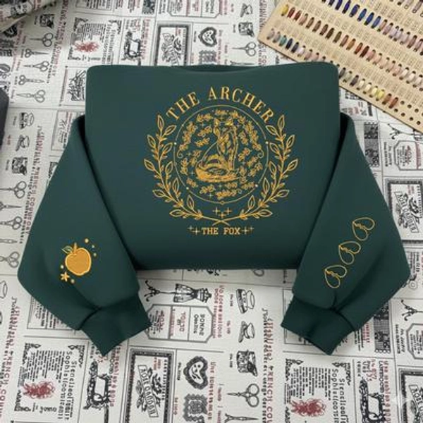 The Archer and The Fox Embroidered Sweater