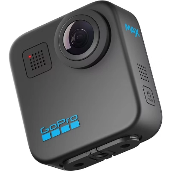 GoPro MAX Waterproof 360 + Traditional Camera with Touch Screen Spherical 5.6K30 HD Video 16.6MP 360 Photos 1080p Live Streaming Stabilization