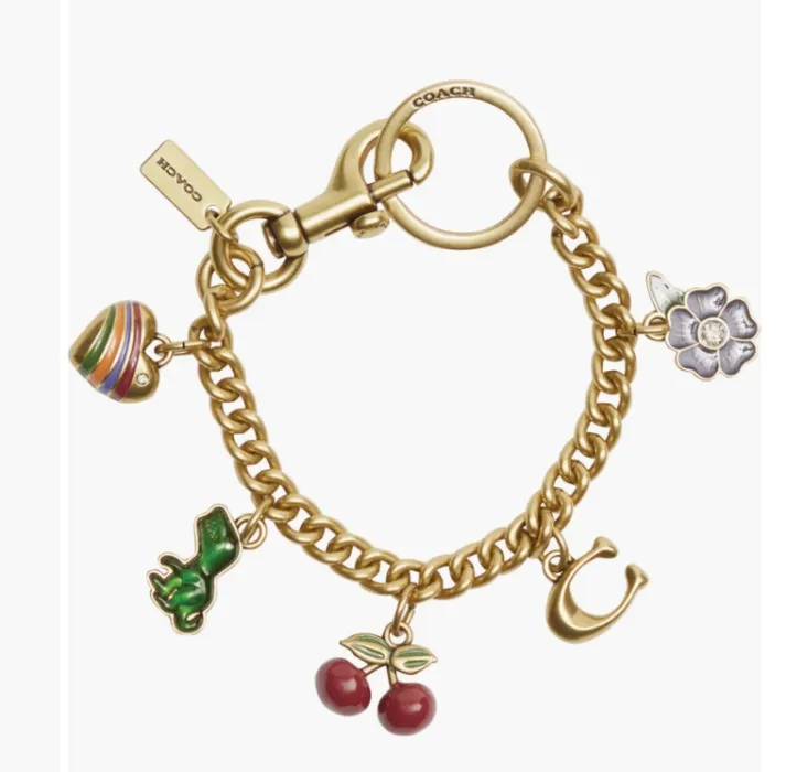 Motif Chain Bag Charm