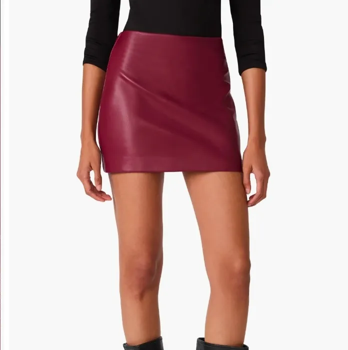 Cindi Faux Leather Miniskirt