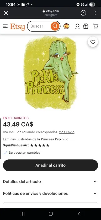 Pickle Print for my Content Room 🥒