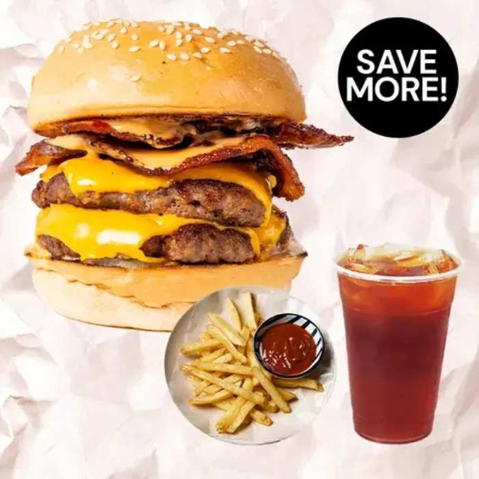 Double Bacon Smashed Meal