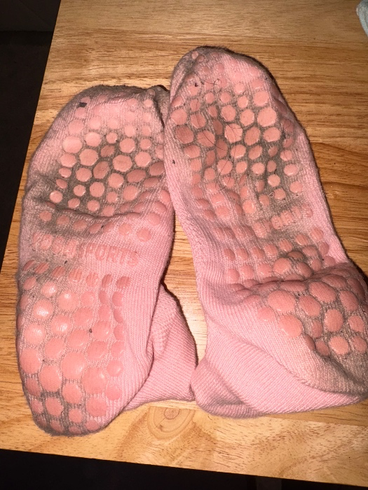 Extra worn gym socks 