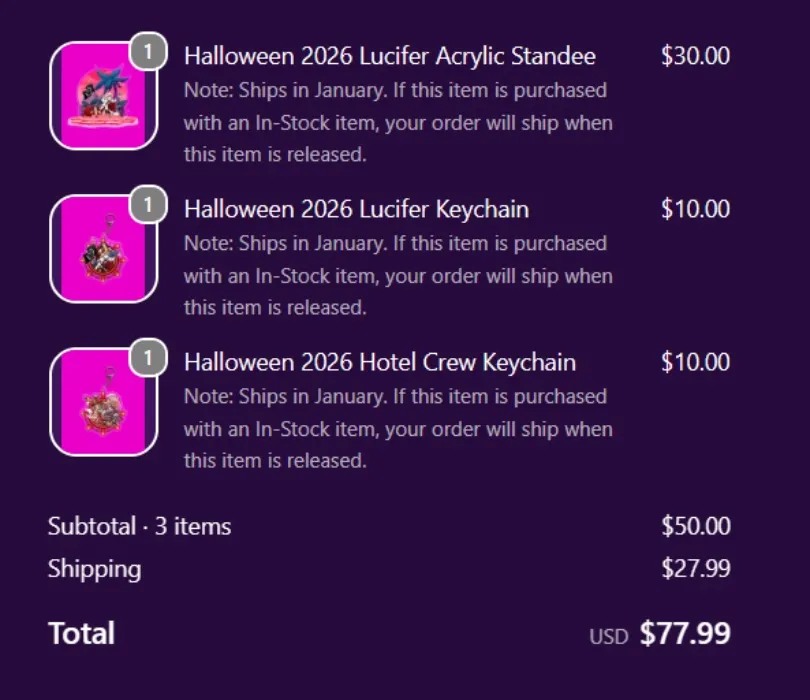 Hazbin Hotel Halloween Merch