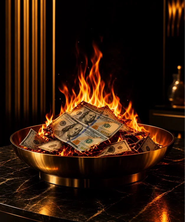 Burn where it belongs.