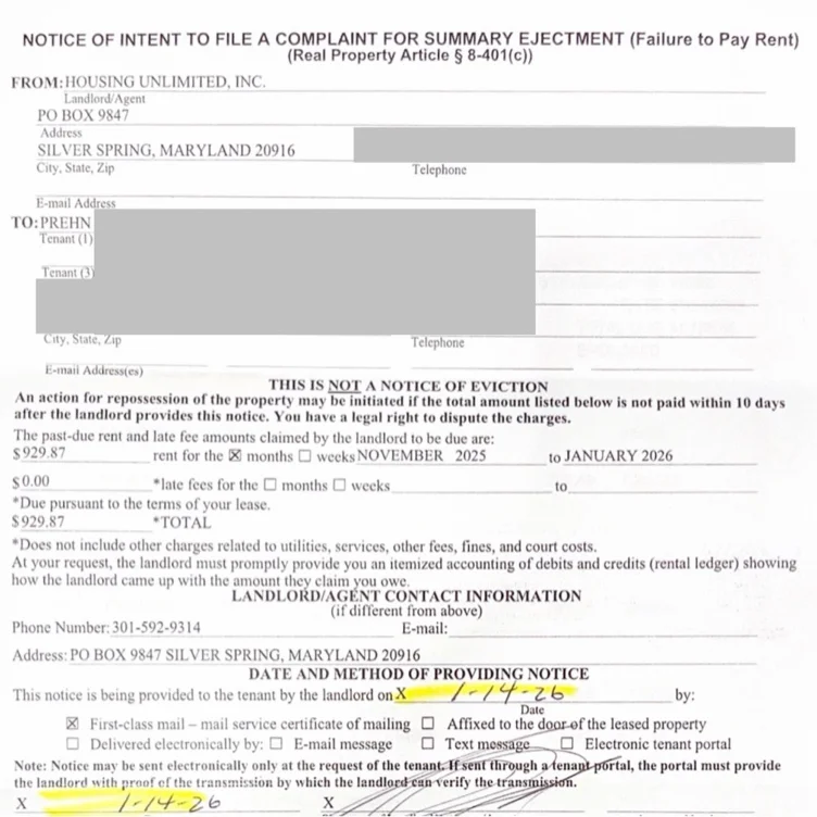 [10 Day Goal] -> Pay or be Ejected from Home - Hate my Slumlord 