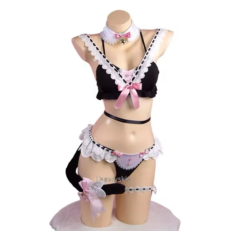 Pink maid swimsuit