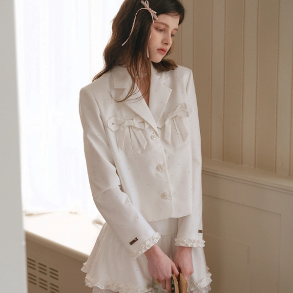 쎄무아듀(CEST MOIDEW) Cest_Diamond ruffle short jacket - 사이즈 & 후기 | 무신사