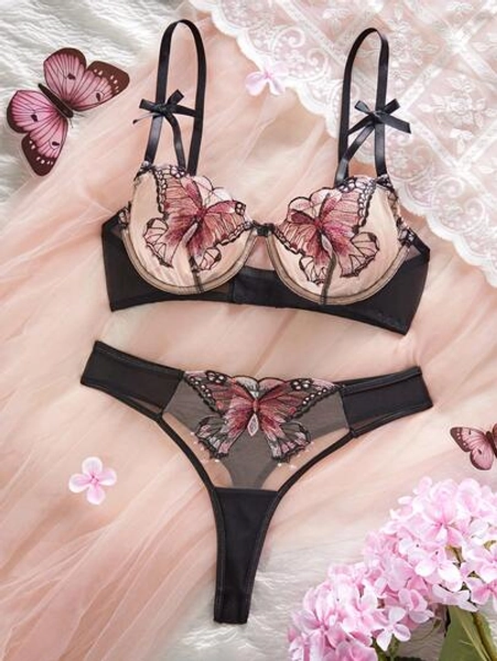 Lace Butterfly Lingerie