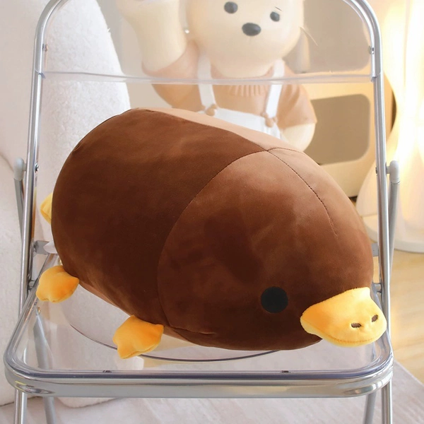 Platypus Plush Cute Duck-Billed Stuffed Toys - S / Brown