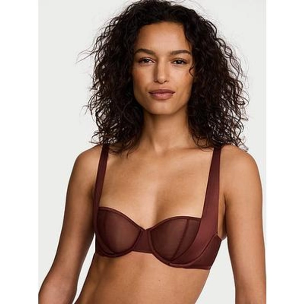 Very Sexy Sheer Reveal Unlined Balconette Bra, Print, 32Ddd - Women's Bras - Victoria's Secret