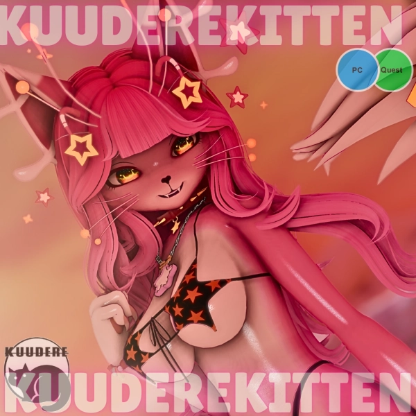 Aurora, RGB Space Cat Alien Model