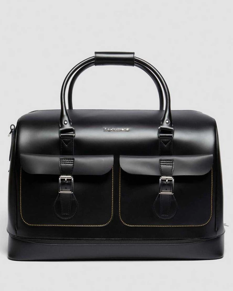 DR MARTENS Smooth Leather Weekender Bag