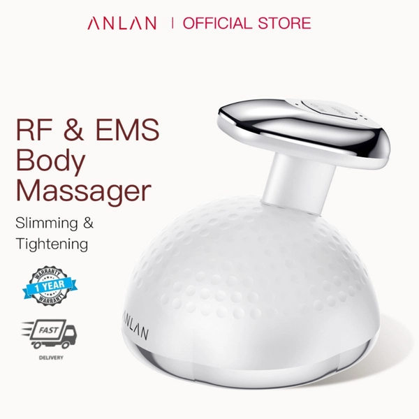 ANLAN RF EMS Body Slimming Massager Ultrasonic Cavitation Machine IPX6 Waterproof LED Skin Care