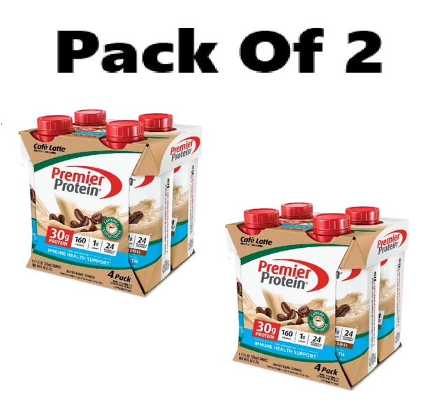 Premier Protein Shake, Café Latte, 30g Protein, 11 fl oz, 8 ct