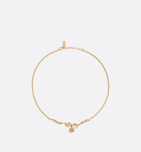 Dior Twisted Bow Necklace