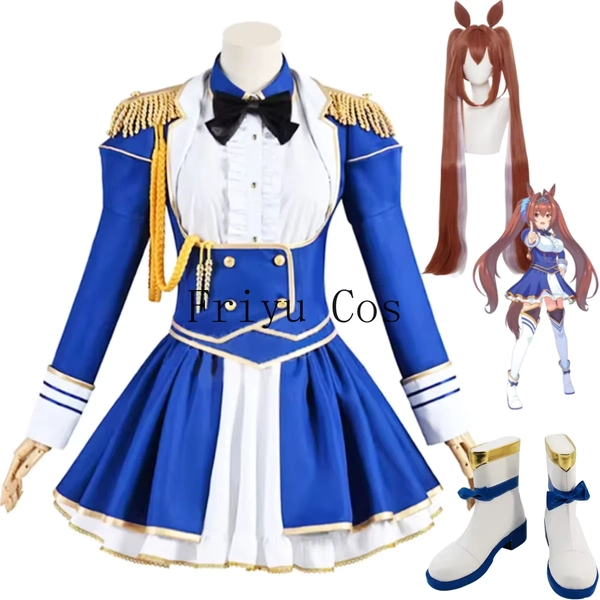 Daiwa planchers let Cosplay Costume pour femme, Anime Game Umamusporcelain: azole Derby, perruque, coupe uniforme, jupe sexy, fête d'Halloween, trempé - AliExpress 200000532