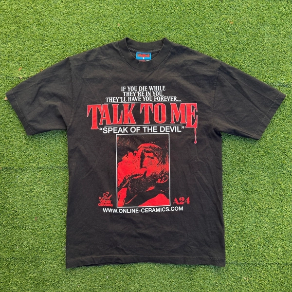 Online Ceramics x Haunted Wagon A24 Talk to Me Tee Size Medium