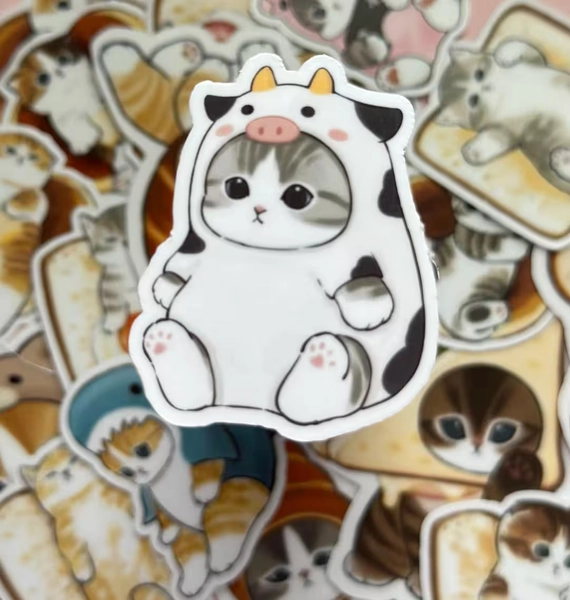 18pcs Mofusand Cat Stickers: Kawaii Japanese Waterproof Vinyl Decals - Etsy Canada