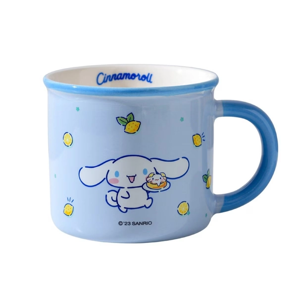 Cinnamoroll-mugg färgat handtag
