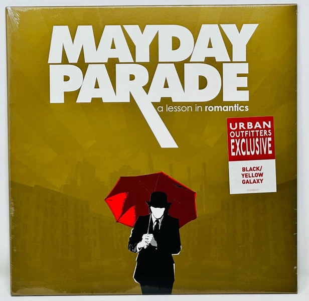 NEW - Mayday Parade - A Lesson In Romantics - Black Yellow Galaxy Color Vinyl LP