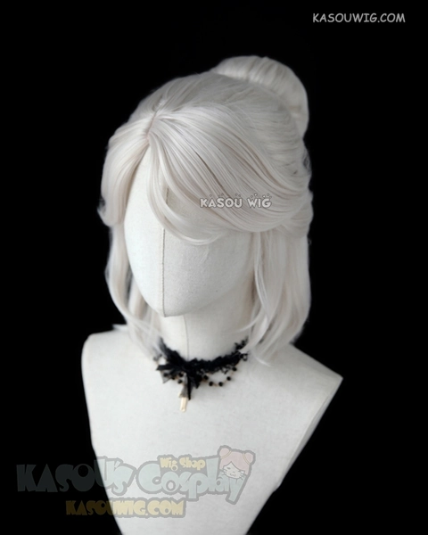 Cirilla Fiona Elen Riannon pre-styled bun wig