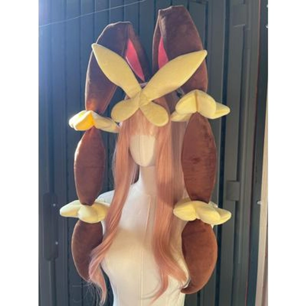 Mega rabbit / bunny and Shiny ears cosplay and tail combo