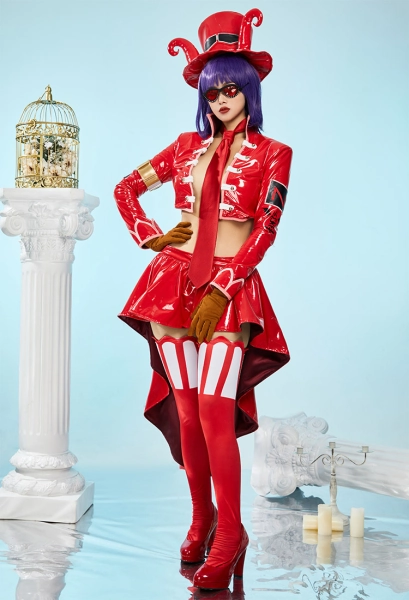 OP Belo Betty Cosplay Costume Revolutionary Army Jacket and Skirt with Hat Gloves