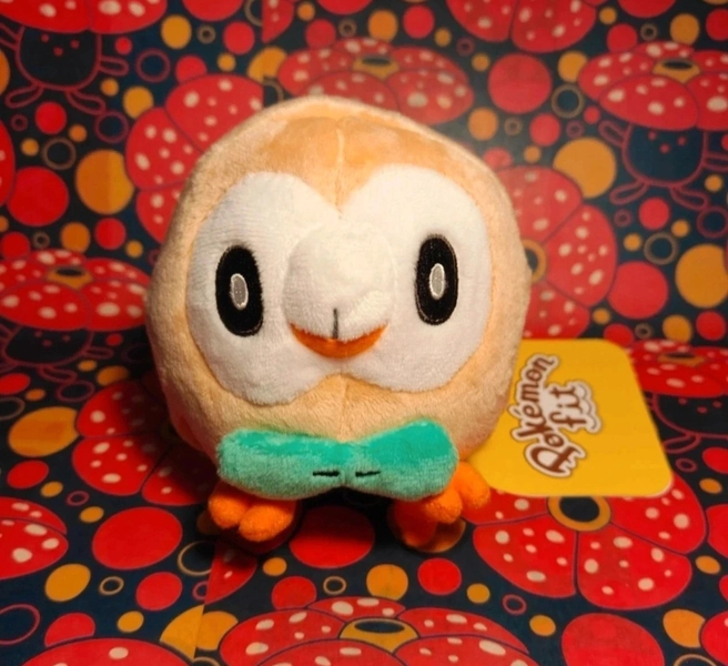 Rowlet Plush Pokemon Fit Sitting Cuties Center Exclusive New w/ Tag Original