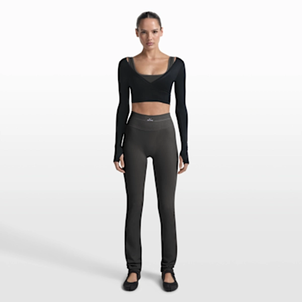 NikeSKIMS Ribbed Seamless Women's 34" Straight Leggings