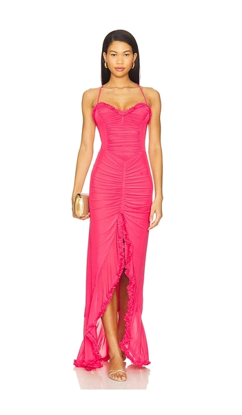 AFRM Cassian Dress in Pink. - size XS