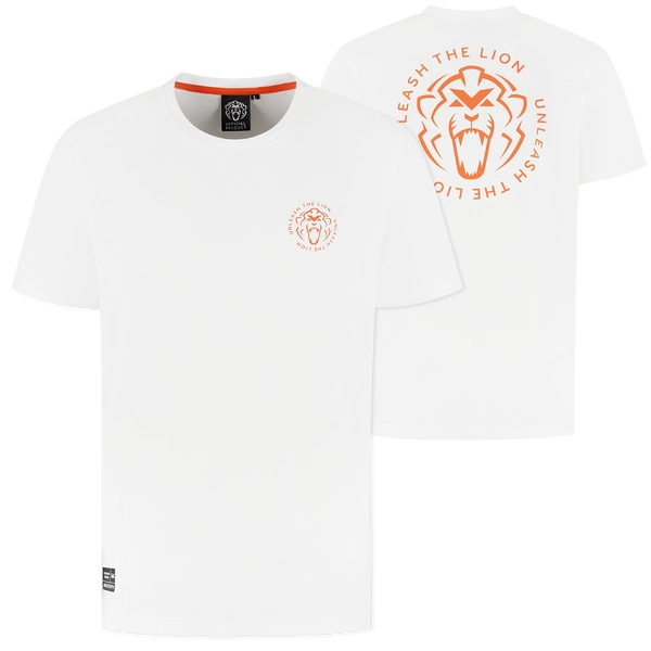 T-Shirt - White - Unleash The Lion