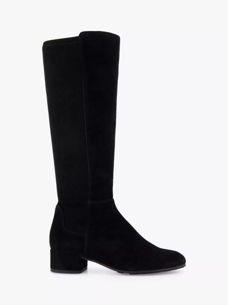 Dune London Tayla Suede Knee High Boots
