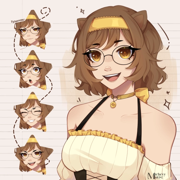 PNGtuber | Discord Reactive by Riley (@micheyymutt)