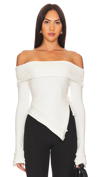 Soler Fold Over Knit Top