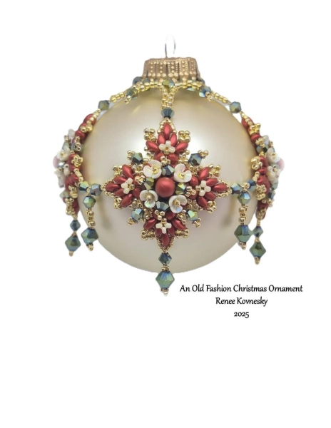 Kits for an Old Fashion Christmas Ornament - Bead Pack Only/must Purchase Tutorial Separately - Christmas Ball NOT Included. - Etsy