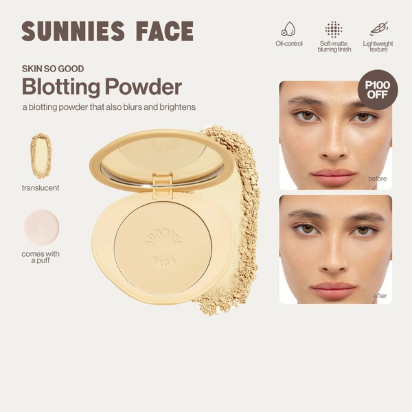 Sunnies Face Skin So Good The Blotting Powder [Mattifying, Brightening and Blurring Powder]