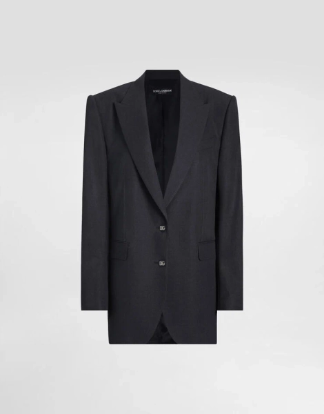 Oversize woolen jacket