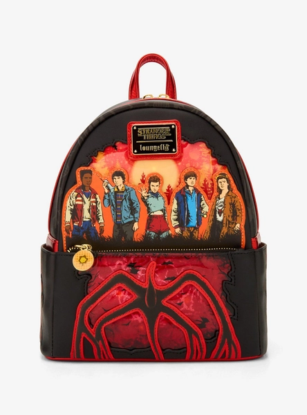 Loungefly Stranger Things Group Portrait Light-Up Mini Backpack - BoxLunch Exclusive