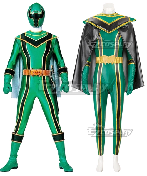 Power Rangers Mystic Force Green Mystic Ranger Cosplay Costume