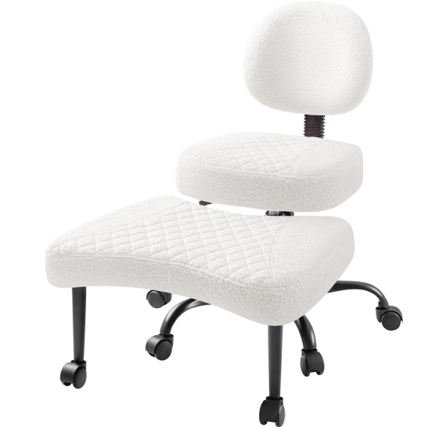 Ergonomic Cross Legged Office Chair With Footrest