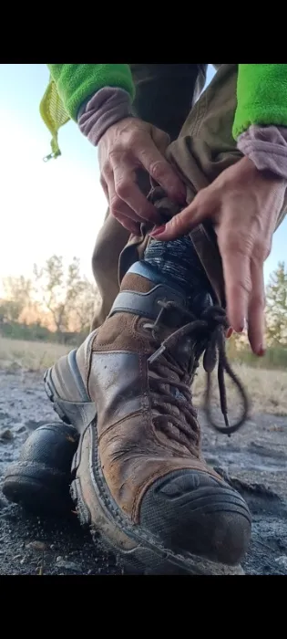 Lunch with my Steel Toe Boots