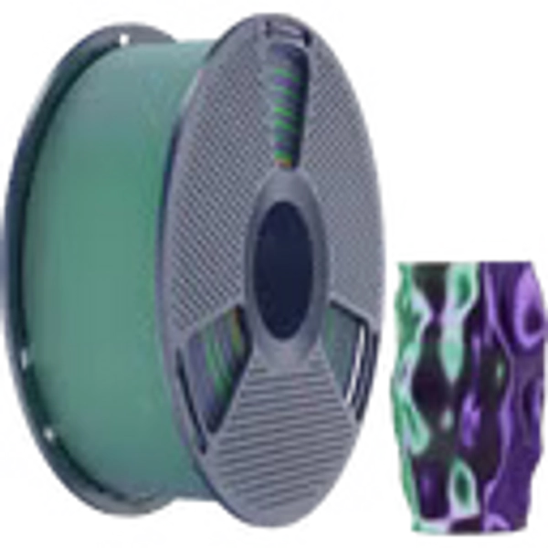 SUNLU Silk PLA+ Dual Color Green Purple, 1,75 mm / 1000 g