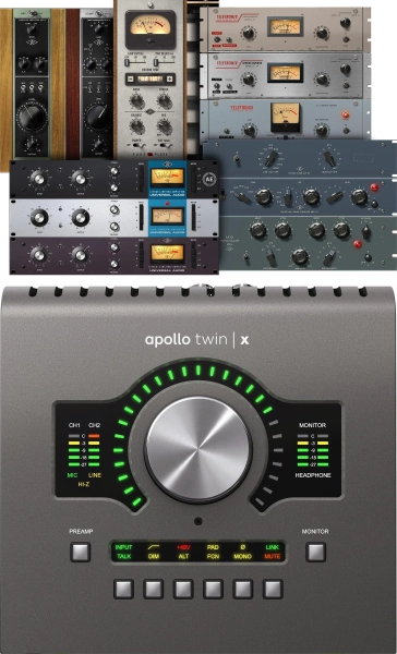 Universal Audio Apollo Twin X USB Heritage Edition 10x6 USB Audio Interface with UAD DSP