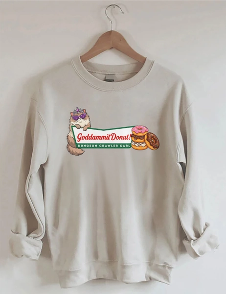 Goddammit Donut Dungeon Crawler Carl Sweatshirt